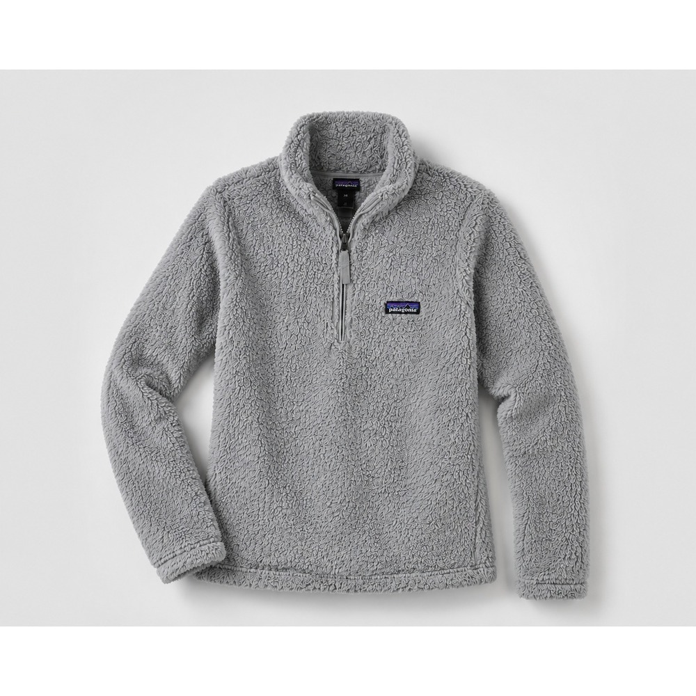 Patagonia Los Gatos Fleece Pullover Women‎ XS Grey 1/4 Zip Sweater Jacket